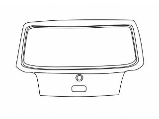 VAN WEZEL 5888600 -  Заслонка багажника /  помещения для груза